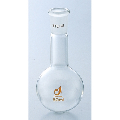 日本亞速旺 ASONE 0070-01-10 磨口圓底燒瓶 共通摺合丸底フラスコ FLASK GLASS 1-4327-01