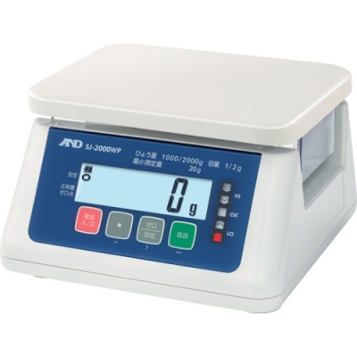 AND 艾安得 SJ2000WPA4交易、證明用（已檢定品）防塵、防水數(shù)碼秤（5個地區(qū)4）