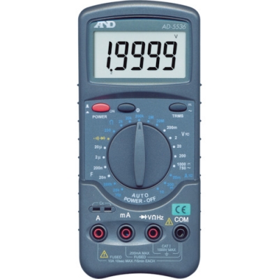 AND 艾安得  AD5536數(shù)字萬(wàn)用表高分辨率、高功能自動(dòng)斷電功能