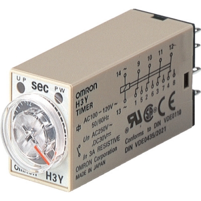 OMRON 歐姆龍 H3Y-2AC200230V-60S計(jì)時(shí)器